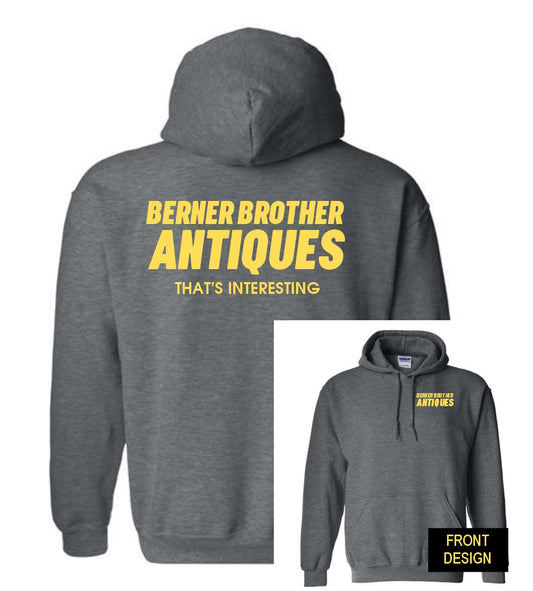 Berner Brother Antiques That's Interesting Hoodie - Dark Grey