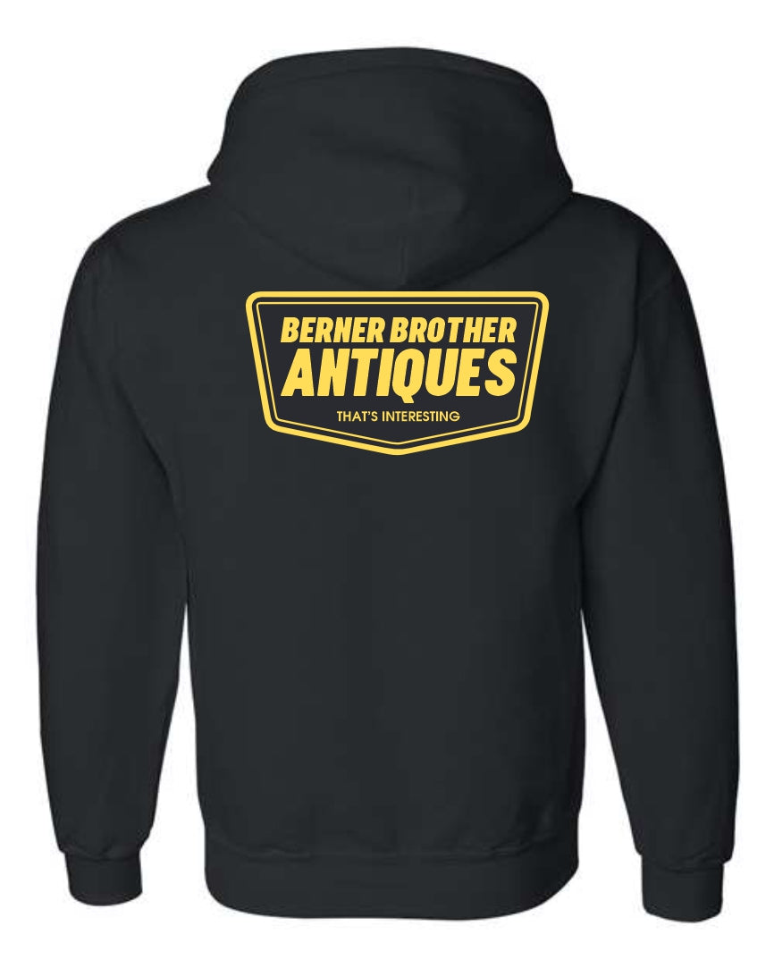 Berner Brother Antiques Shield Hoodie - Black