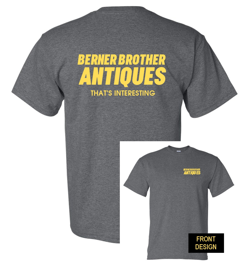 Berner Brother Antiques That's Interesting Tee Dark Grey
